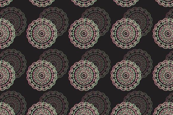 Mandala Retro Background Pattern