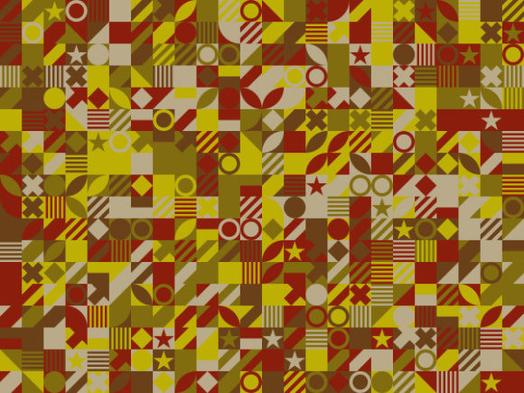 Retro 80s Aesthetic Pattern