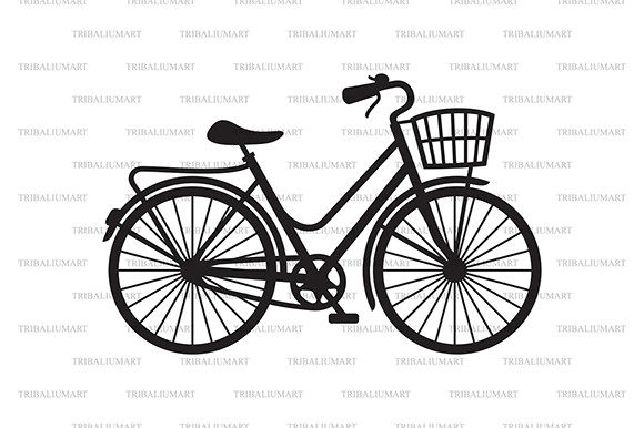 Retro Bicycle Embroidery Design