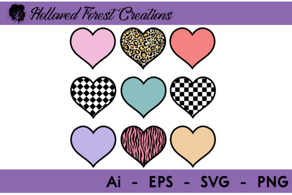 Retro Heart Pattern